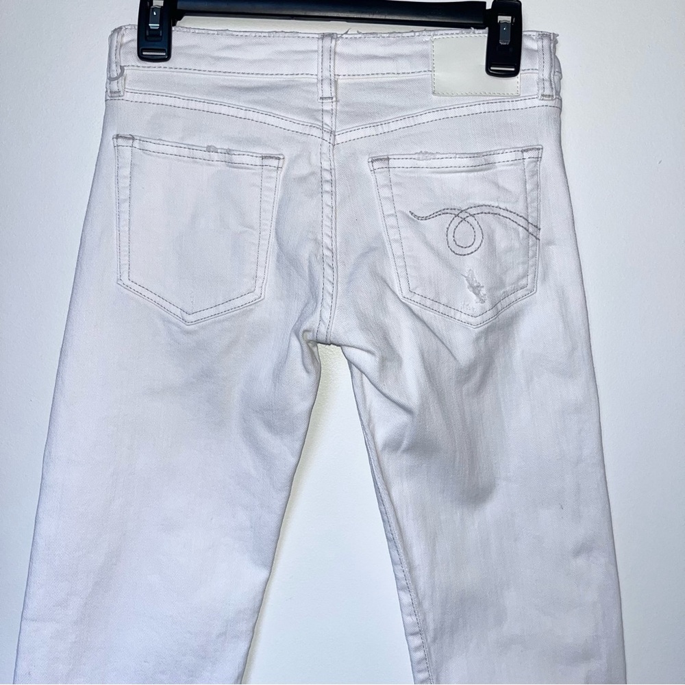 R13 Distressed High-Rise Boy Jeans - Picture 10 of 15